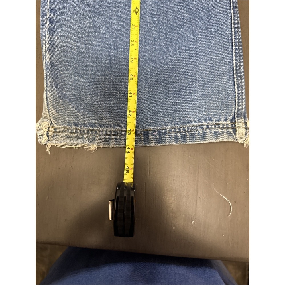 OTB Carpenter Wide Baggy Denim Jeans Men Skater Grunge Vintage JNCO Style 36x31 - Picture 12 of 16